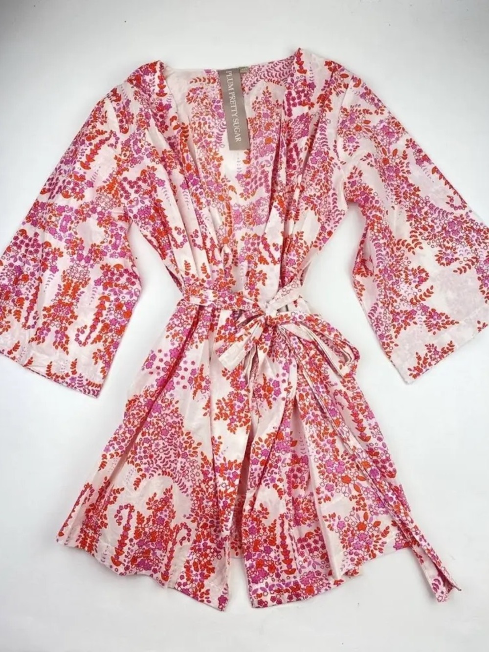 Anthropologie Plum Pretty Sugar Kimono Robe